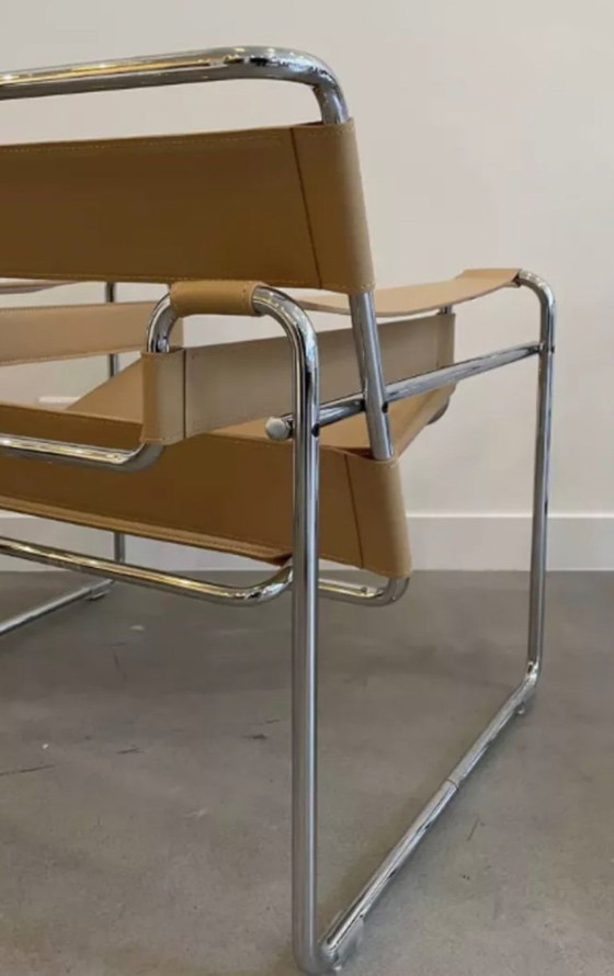 Image 1 of Wassily" armchair by Marcel Breuer for Gavina