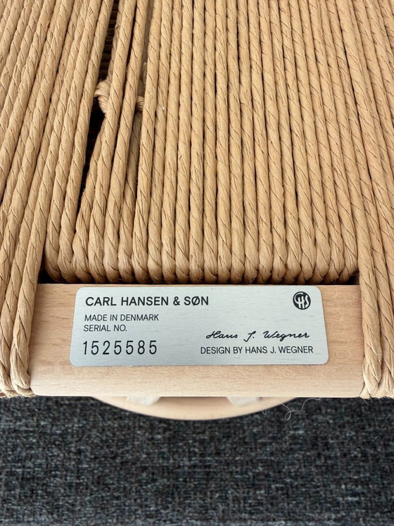 Image 1 of 4x Carl Hansen CH24 Wishbone stoelen (beukenhout, zeep)
