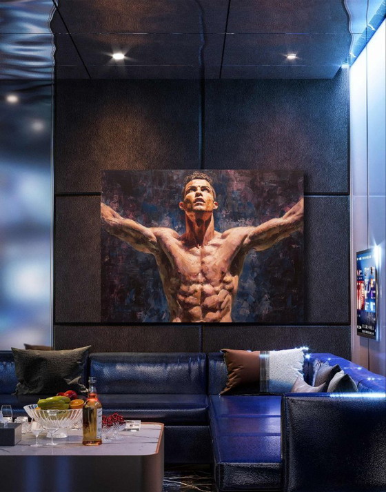 Image 1 of Alberto RICARDO - Cristiano Ronaldo 3 - Lienzo de artista