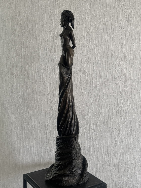 Bronze Female Sculpture by José Van Der Gun (photo 2 of 15)