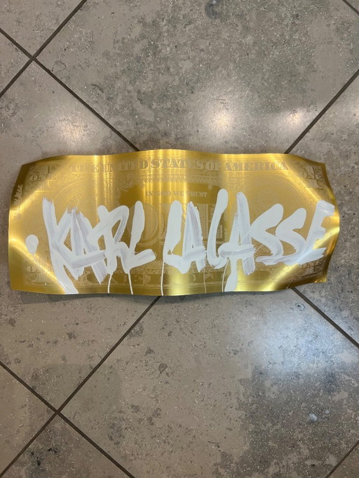 Unique art for collectors: "One Dollar Gold" by Karl Lagasse