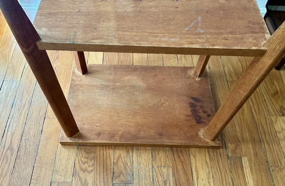 Image 1 of Klein vintage bijzettafeltje in Scandinavische stijl