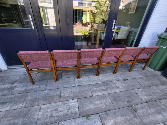 6 sedie Pastoe di Cees Braakman – Sedie da pranzo, Textile, Wood (photo 6 of 13)