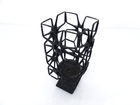 Image 1 of Brutalist Wrought Iron Candlestick, Bruce Weir, Scotland, Circa 1960