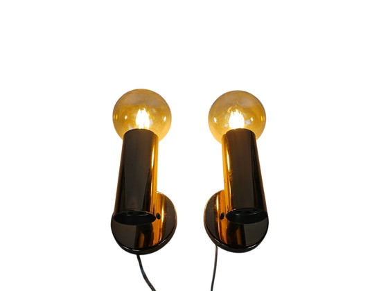 Image 1 of Raak Amsterdam - modello R. 105 15 - ottone - focaccine (2) - Amsterdam - anni '70