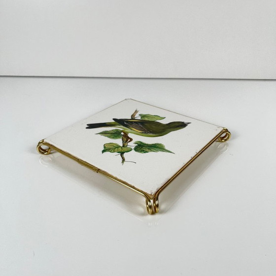 Image 1 of Sottopentola a forma di uccello verde Villeroy & Boch, 1950