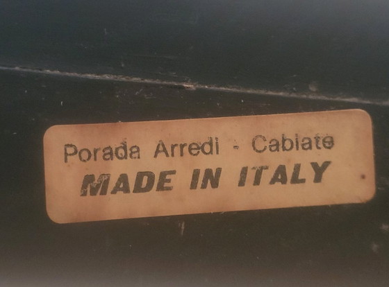 Porada Arredi Cabiate Nesting Tables, Set Van 2, Made In Italy – Bijzettafels, Glass, Wood (photo 9 of 9)