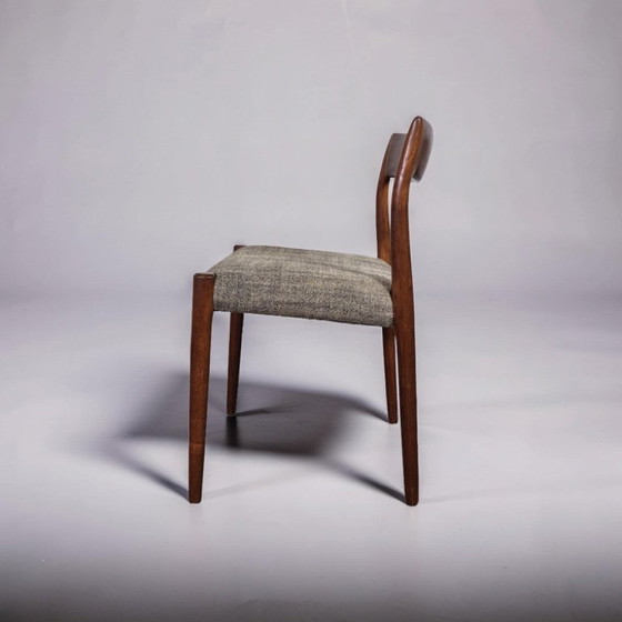 Image 1 of Model 77 chairs plus table N.O. Møller, Denmark 1960s