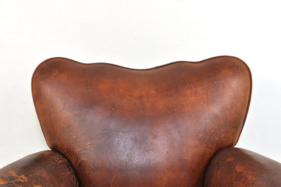 Image 1 of Franse Art Deco clubfauteuil, jaren 30