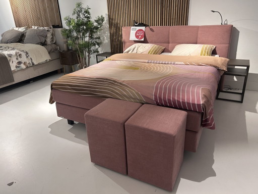 Avek Ninety boxspring 180x210 cm – tweepersoonsbedden, Plastic, Textile