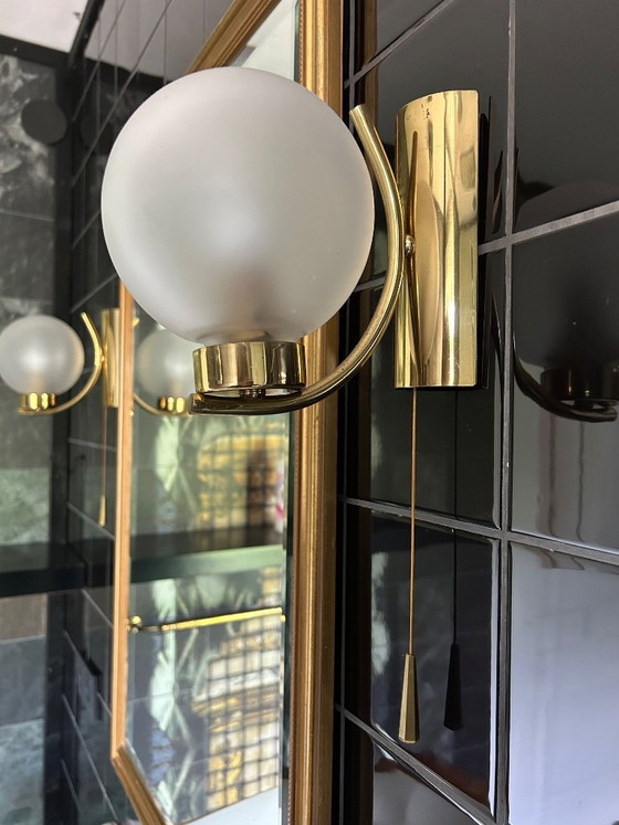 Image 1 of Lampade da parete in stile Hollywood Regency