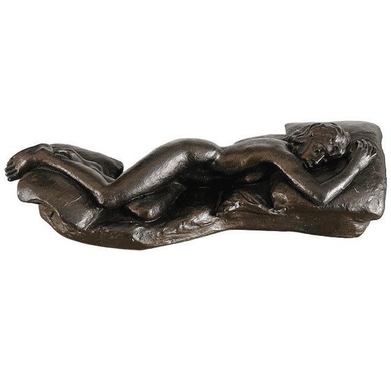 Image 1 of Vintage Peter Sedcole weiblicher Akt, Kaltguss-Bronze-Harzskulptur, 1960er Jahre