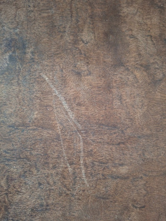 Grande tavolo da pranzo Art Déco in impiallacciatura di radica – 170/250 × 120 cm, allungabile, classico - 6 (photo 7 of 7)