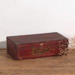 Antica cassa asiatica rossa (c.1900) #13 – Cassettiere (photo 6 of 40)