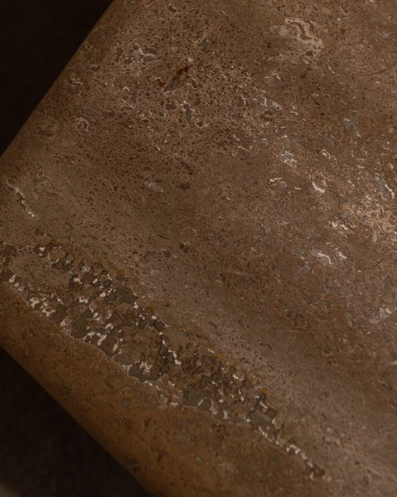 Image 1 of Vintage travertine coffee table · Italian style, 1970s