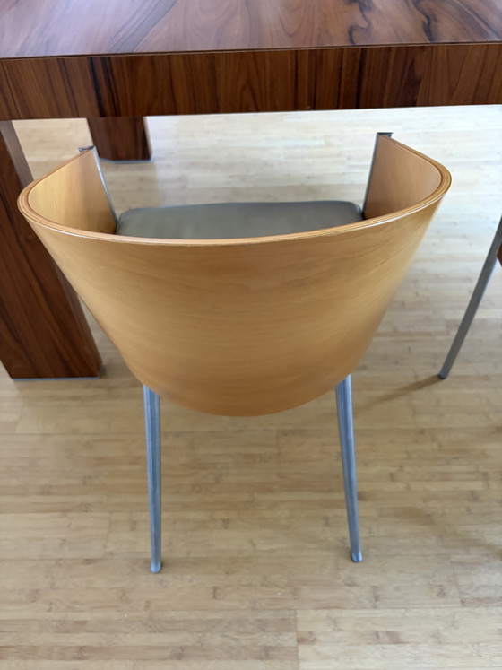 Juego de 6 sillas King Costes de Philippe Starck para Driade – Sillas de comedor, Leather, Metal (photo 15 of 15)
