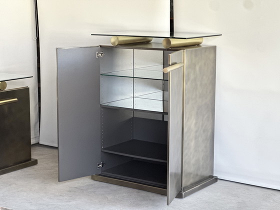 Image 1 of Mobile bar Belgochrom, acciaio inossidabile, anni '80