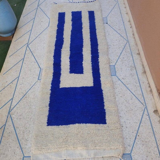 Handmade runner rug 300cm x 75cm – Rugs & carpets, Wool, Modern (photo 3 of 6)
