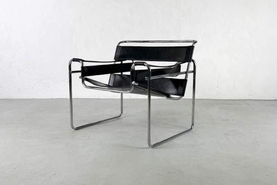Wassily Fauteuil van Marcel Breuer voor Gavina - 1960 – Chrome, Leather (photo 3 of 10)