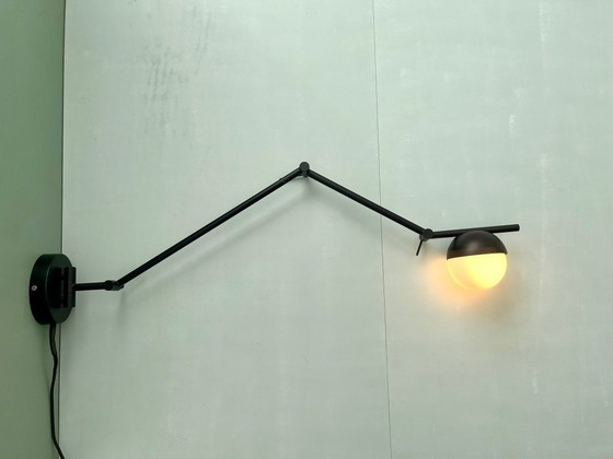 Image 1 of Nordlux wall lamp, light, lamp Denmark, postmodern, black, white, vintage
