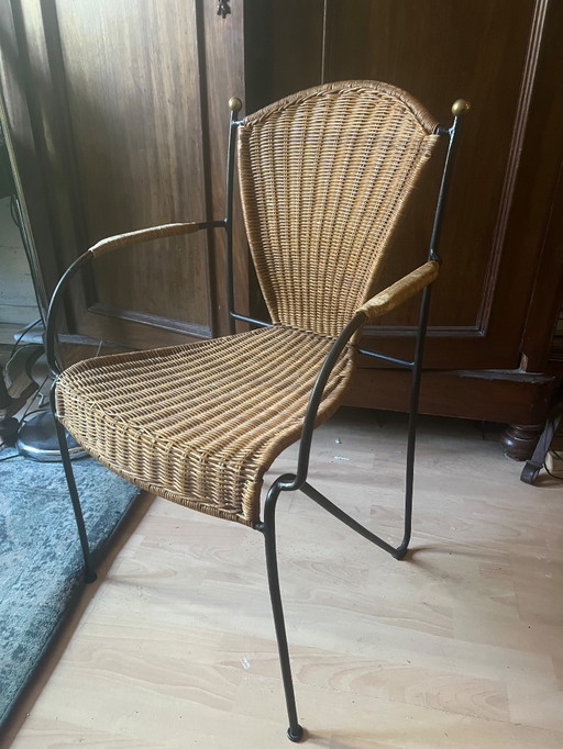 Frederic Weinberg chair - wicker 