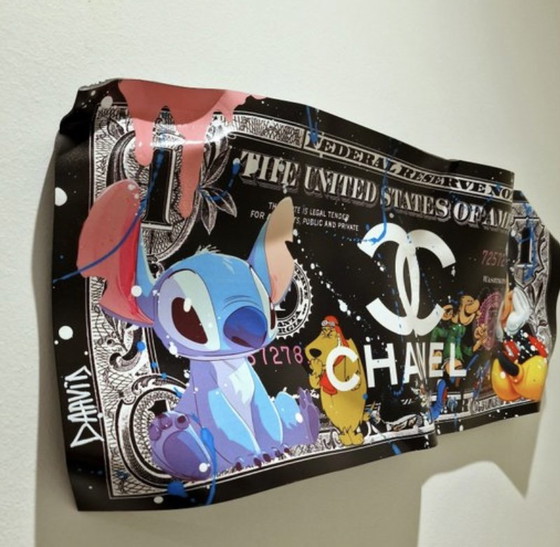 Stitch Dollar - David – Paintings & Drawings, Plastic (photo 3 of 8)