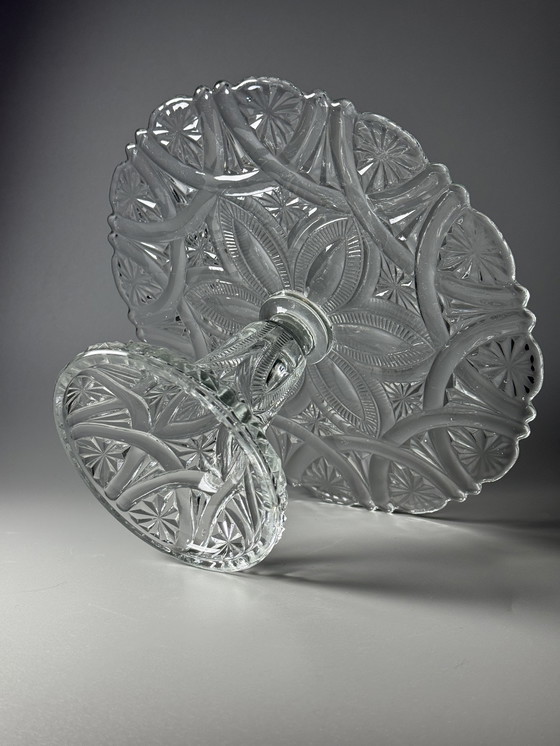 Image 1 of Val Saint Lambert - Alzata per torte - "LUCRÉCE" - 1913