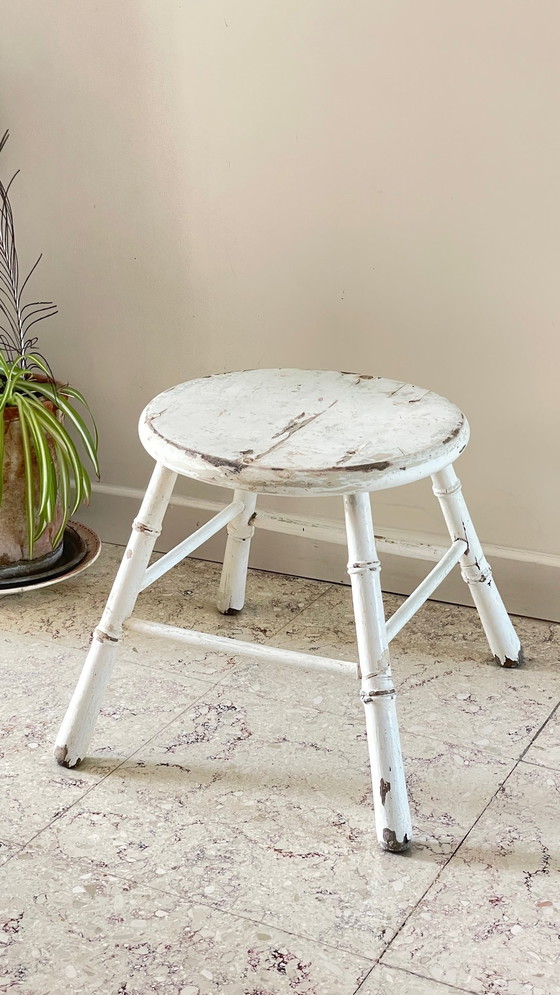 Image 1 of Antiek Bamboe Krukje