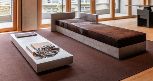 Daybed Studioutte Aluminium en bont