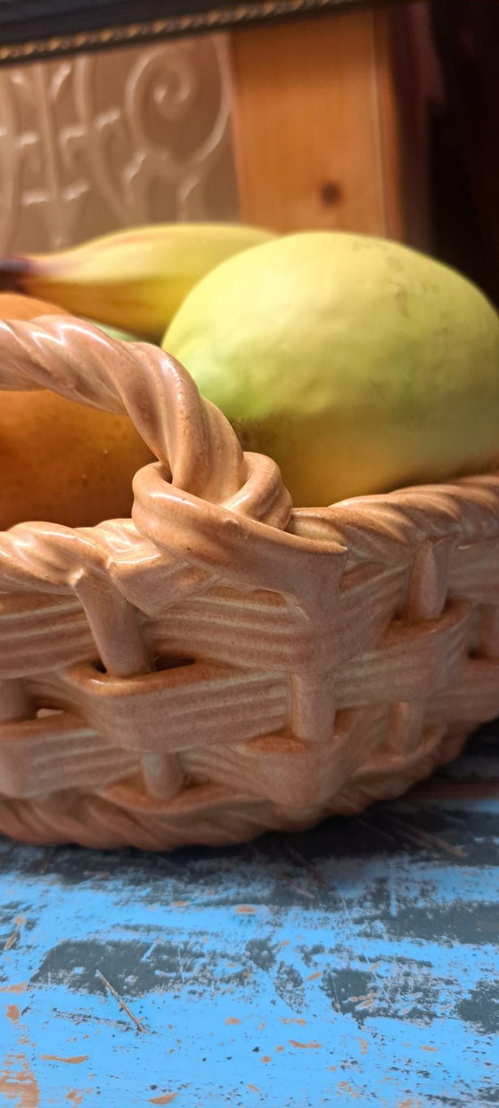 Manises Ceramic Fruit Bowl, Ceramica Manual Decorativa, Decorative Objects, Beige (photo 6 of 7)