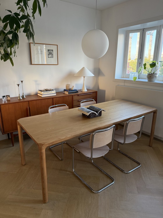 4x Gispen 101 Buisframe Stoelen – Eetkamerstoelen, Metal, Wood (photo 6 of 14)
