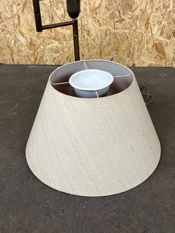 Image 1 of XL 60er 70er Jahre Lampe Leuchte Tischlampe Messing Schwenkbar Space Age Design