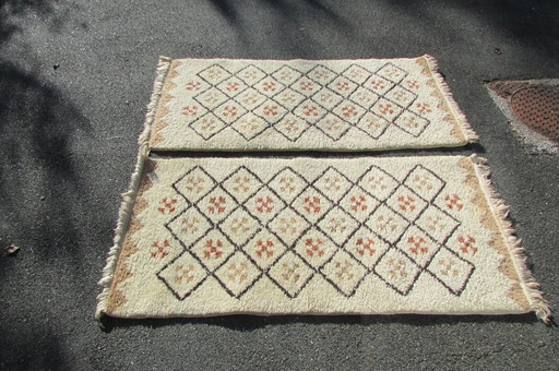 Pair of North African Berber-style rugs