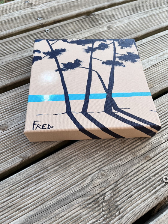 Image 1 of Acrylic on 3D canvas 20x20cm