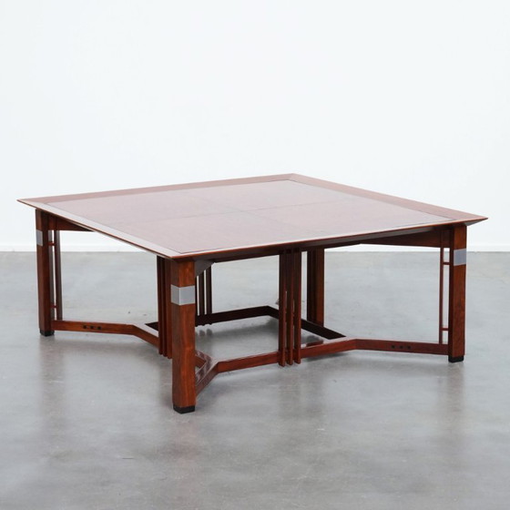 Image 1 of Large square Art Deco coffee table by Schuitema from the Decoforma series