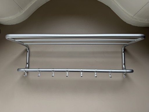 Gispen 1012 wall coat rack matt aluminum