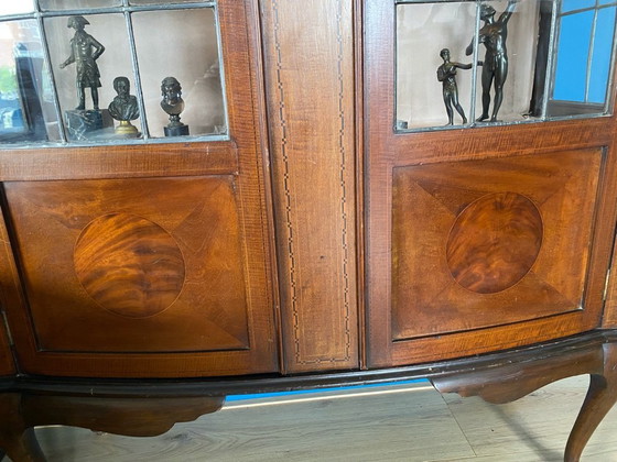 Image 1 of Vetrina / armadio d'argento inglese d'epoca