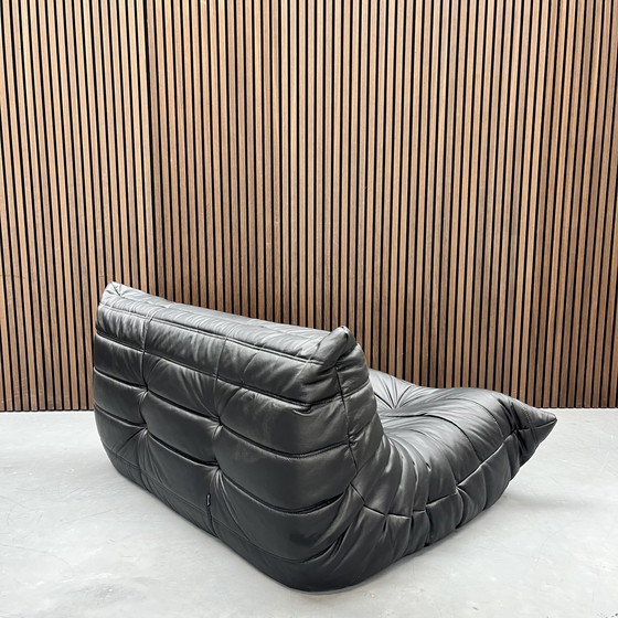 Image 1 of Ligne Roset Togo- Nero leder - tweezits