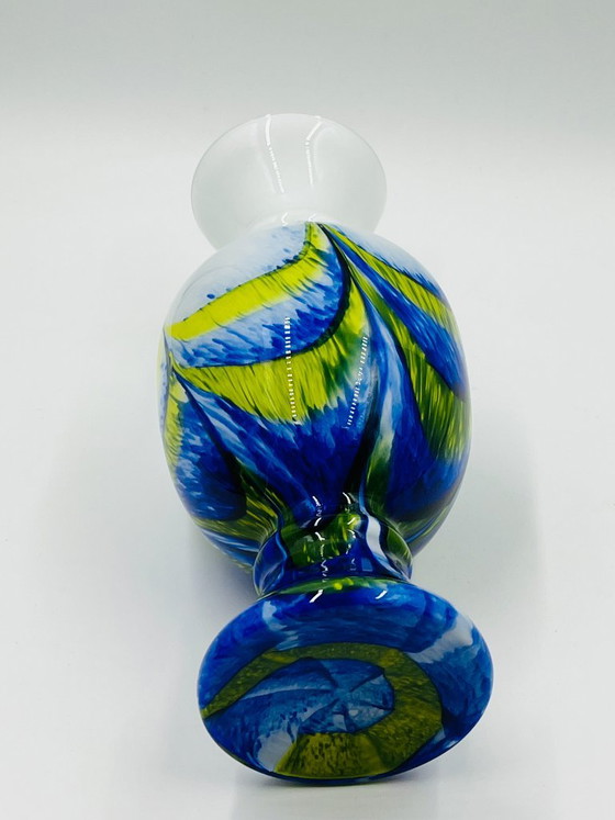 Large Murano Glass Vase Carlo Moretti (photo 12 of 13)