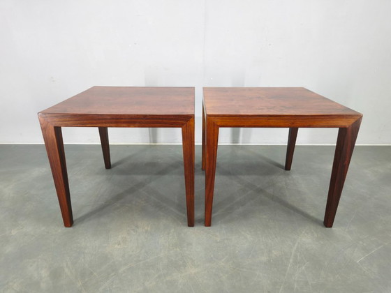 Image 1 of Severin Hansen pour les tables Haslev en palissandre, Danemark, années 1960