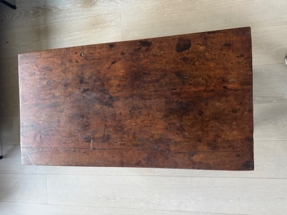 Image 1 of Table basse coloniale en teck