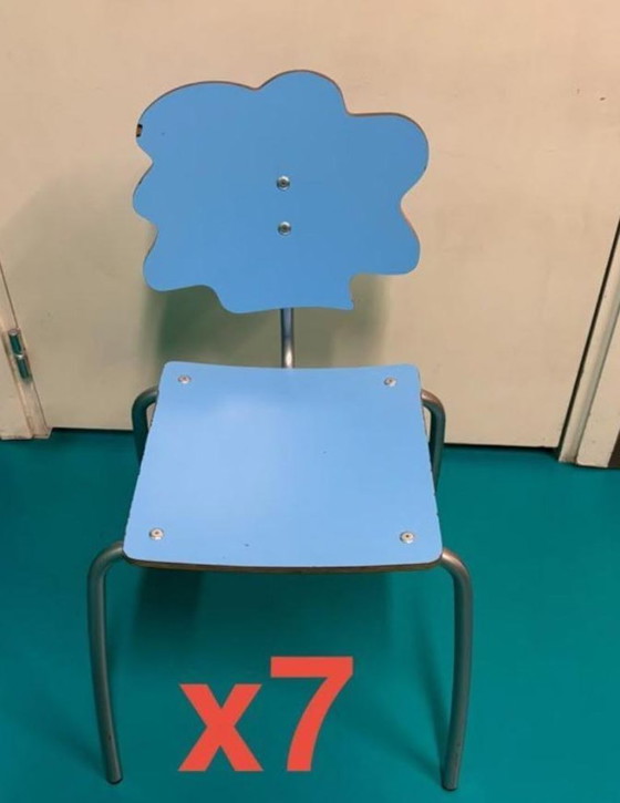 Véritables Chaises Enfant Agatha Ruiz De La Prada, Modèle Design Original – Chaises & fauteuils, Metal, Wood (photo 4 of 11)