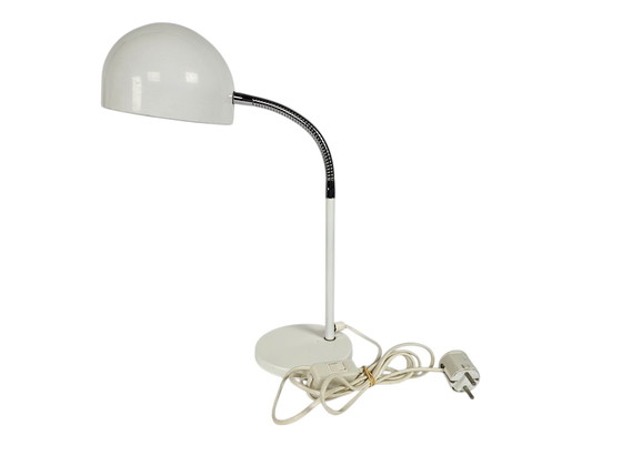 Image 1 of Hala Zeist - modèle 768 - lampe de table - blanc - col flexible - 3e quart 20e siècle