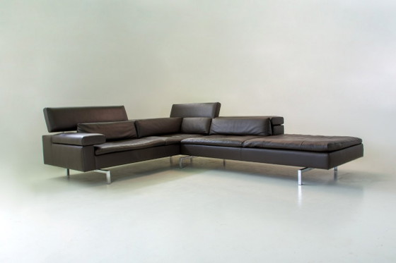 Jori Shiva leren hoeksalon – Jean-Pierre Audebert – Hoekbanken, Leather, Metal (photo 7 of 13)
