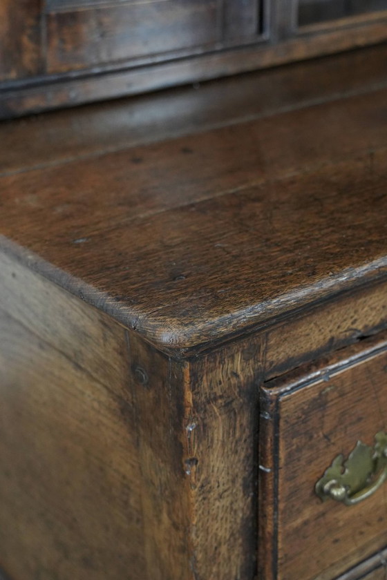 Image 1 of Buffet/armoire de cuisine/commode anglaise ancienne en chêne