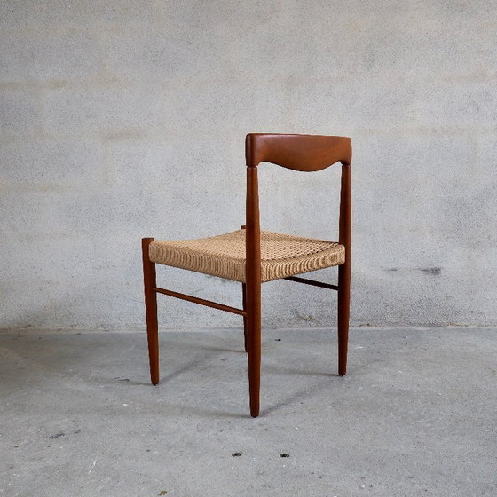 Image 1 of 4x Sillas de comedor H. W. Klein para Bramin - Teca Papercord