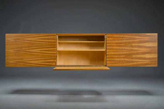 Image 1 of  Vintage wandkast in notenhout, 1960