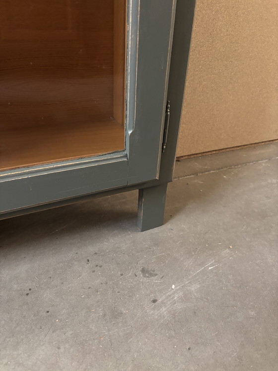 Image 1 of Vintage Brocante vitrinekast 