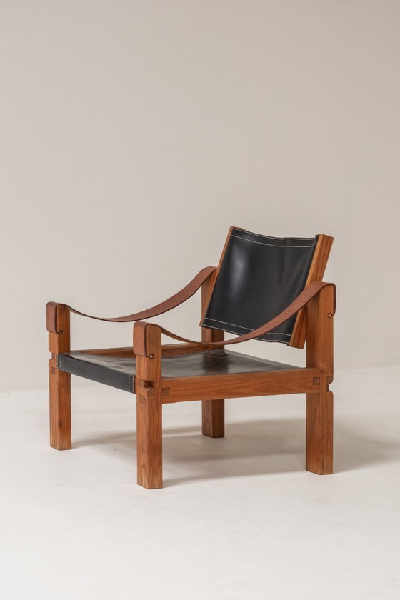 Image 1 of Pair of S10 Sahara chairs by Pierre Chapo