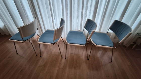 Nina Ditzel 'Badminton chair' set van 4 – Dining chairs, Textile (photo 4 of 6)